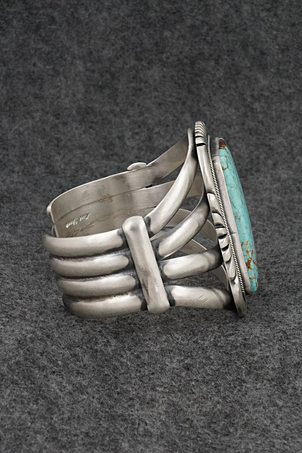 Turquoise & Sterling Silver Bracelet - Mark Yazzie