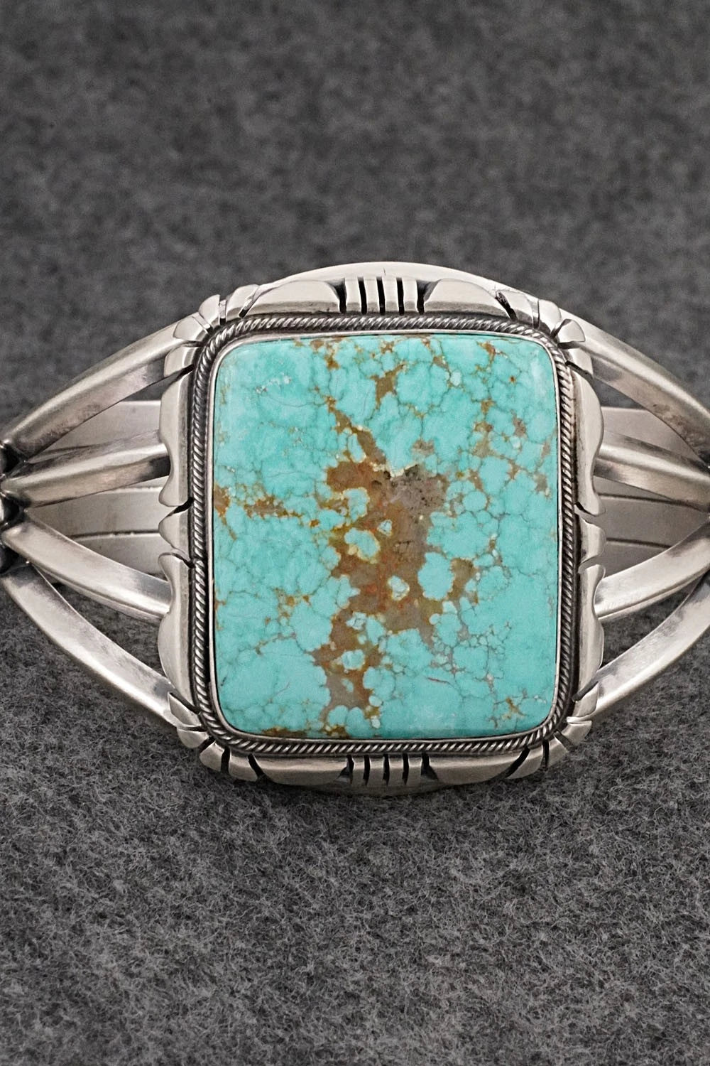 Turquoise & Sterling Silver Bracelet - Mark Yazzie