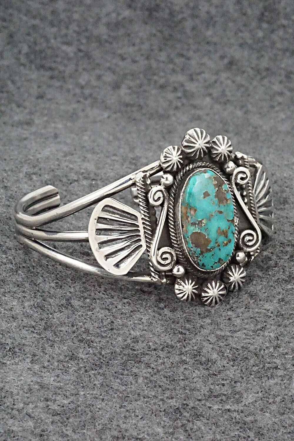 Turquoise & Sterling Silver Bracelet - Jess Martinez