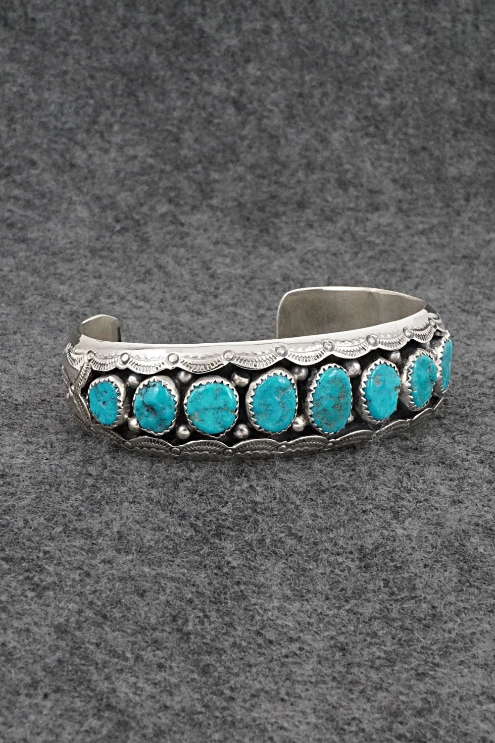 Turquoise & Sterling Silver Bracelet - Wilbert Muskett Sr.