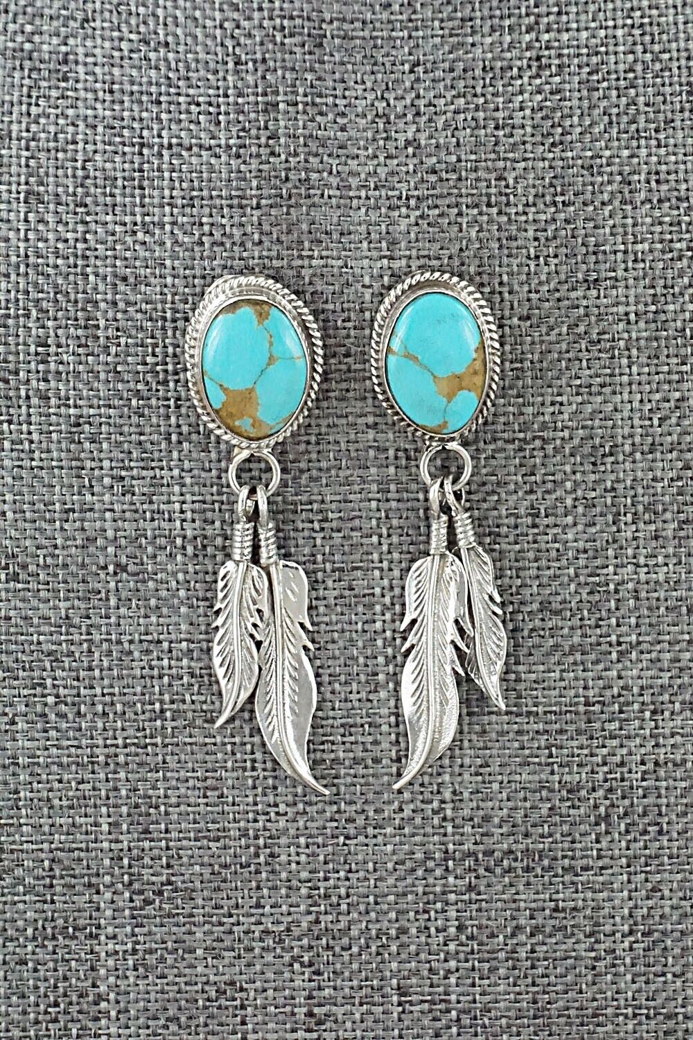 Turquoise and Sterling Silver Earrings - Sharon McCarthy