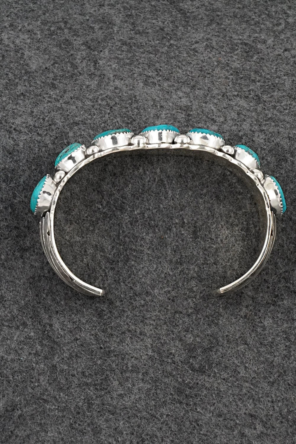 Turquoise & Sterling Silver Bracelet - Wilbert Muskett Sr.