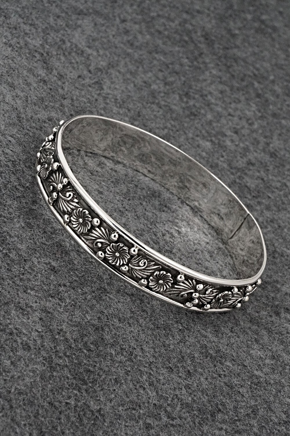 Sterling Silver Bangle Bracelet - Sadie Jim