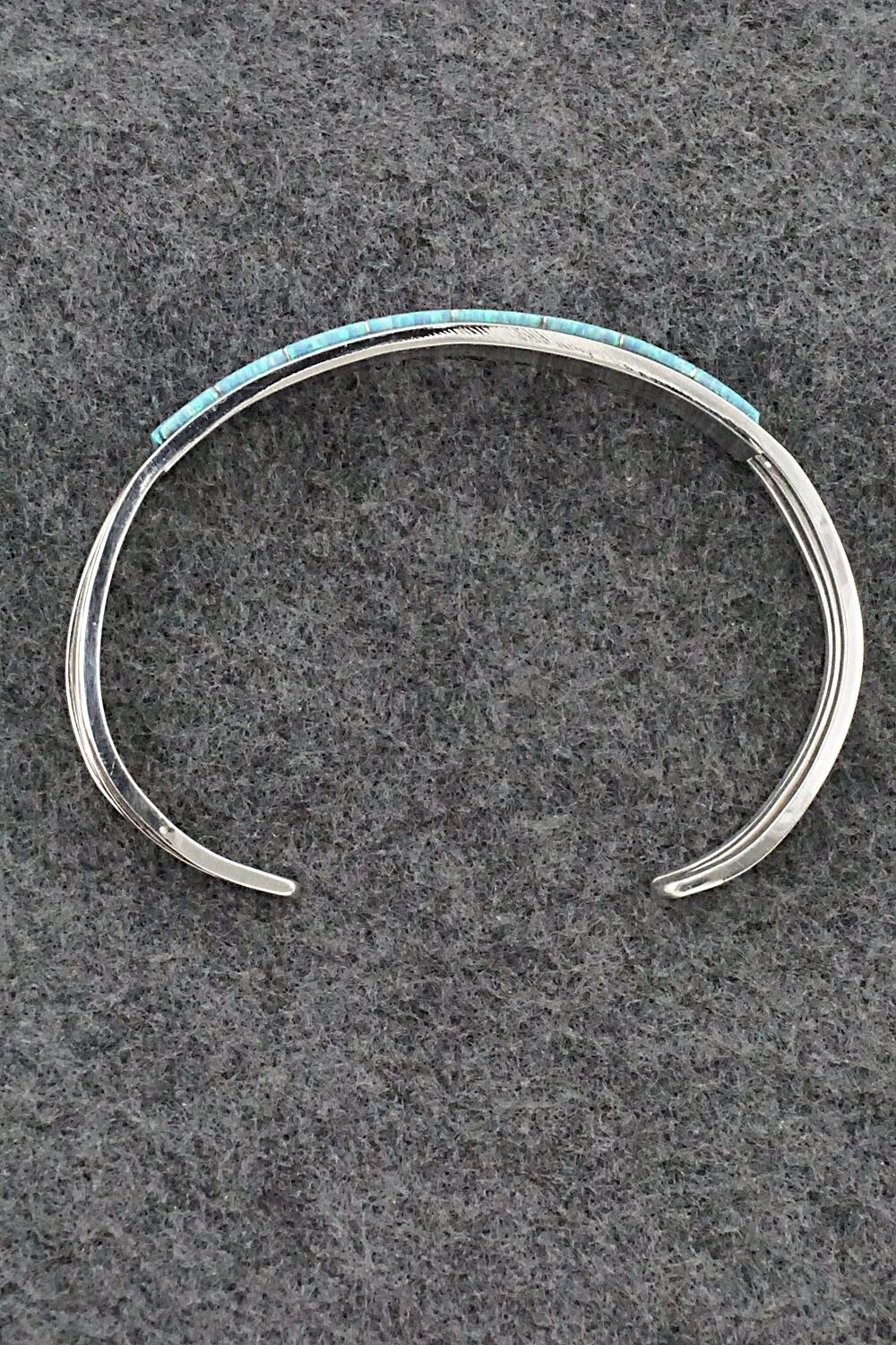 Opalite & Sterling Silver Inlay Bracelet - Anson Wallace