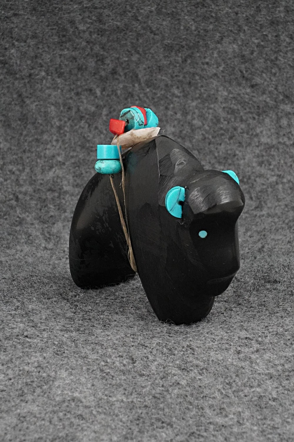 Buffalo Zuni Fetish Carving - Braden Peynetsa
