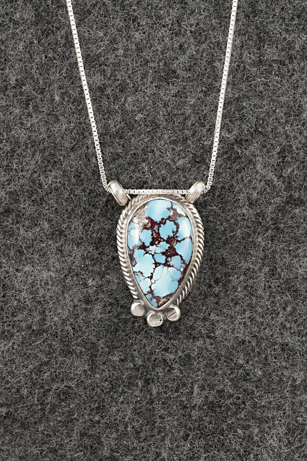 Turquoise & Sterling Silver Necklace - Sharon McCarthy
