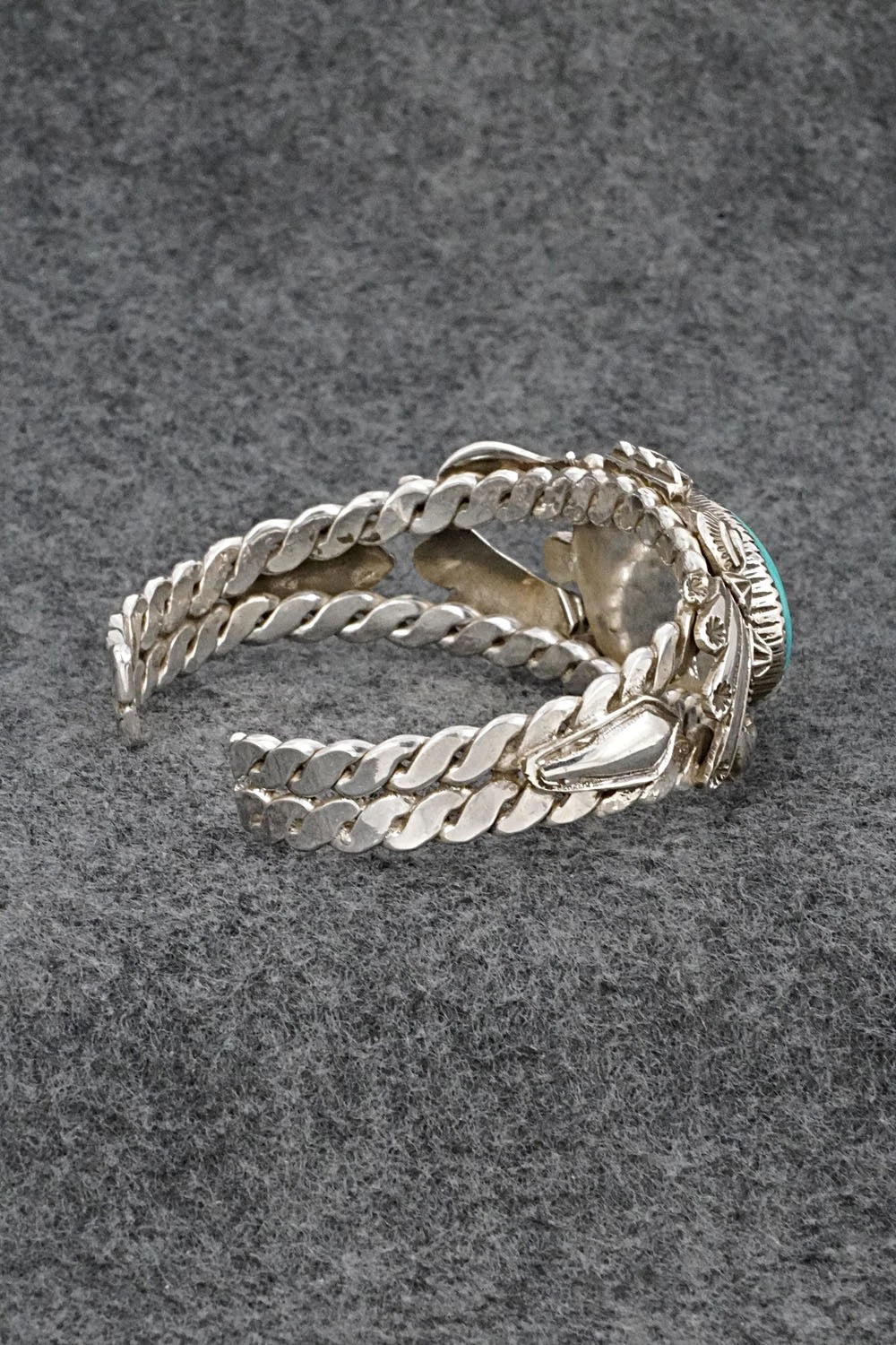 Turquoise & Sterling Silver Bracelet - Emerson Delgarito