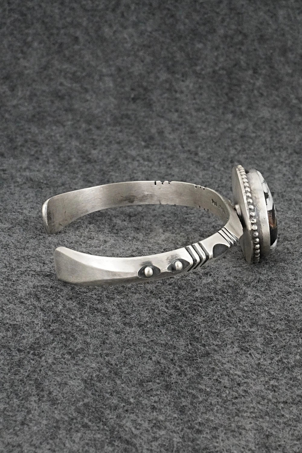 White Buffalo & Sterling Silver Bracelet - Paul Livingston