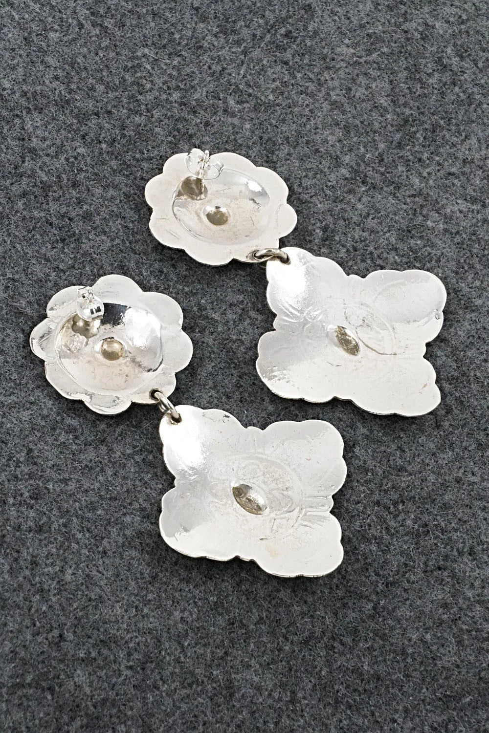 Sterling Silver Earrings - Bertha Begay