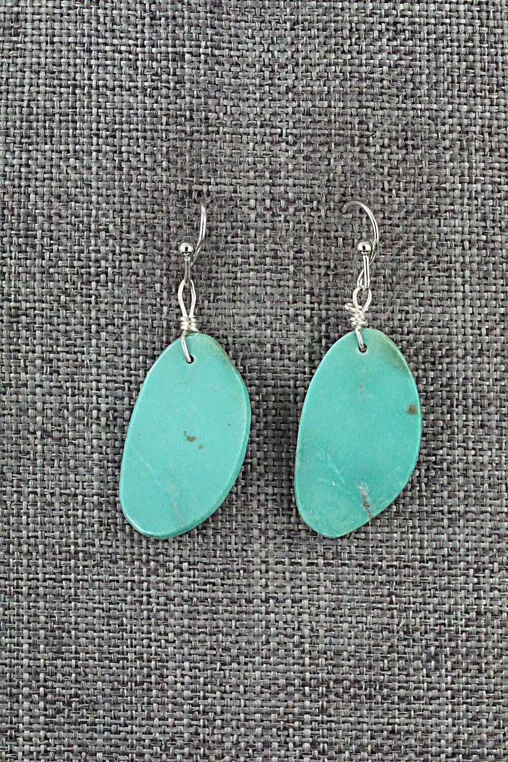 Turquoise & Sterling Silver Earrings - Joe Garcia