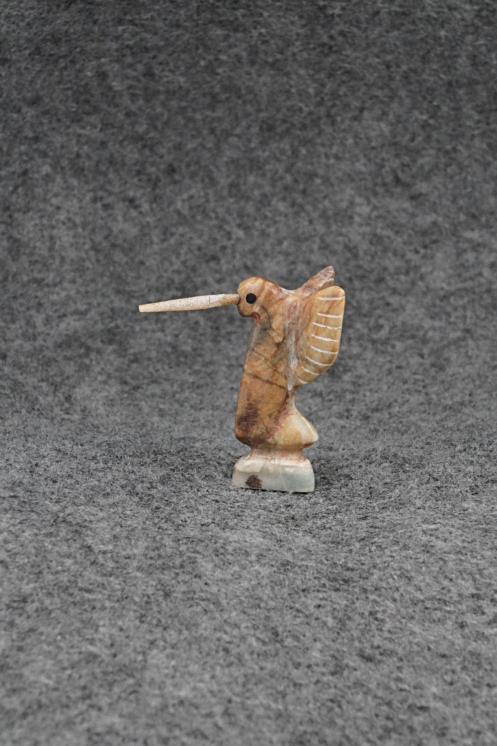 Hummingbird Zuni Fetish Carving - Justin Red Elk