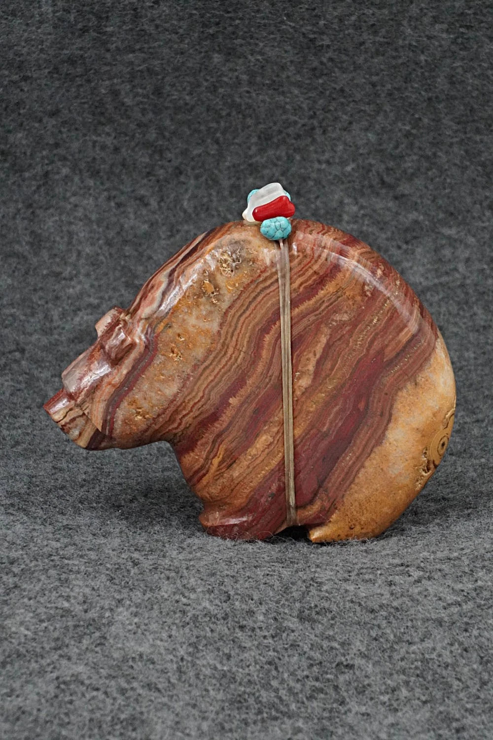 Bear with Cub Zuni Fetish Carving - Paulette & Farlan Quam