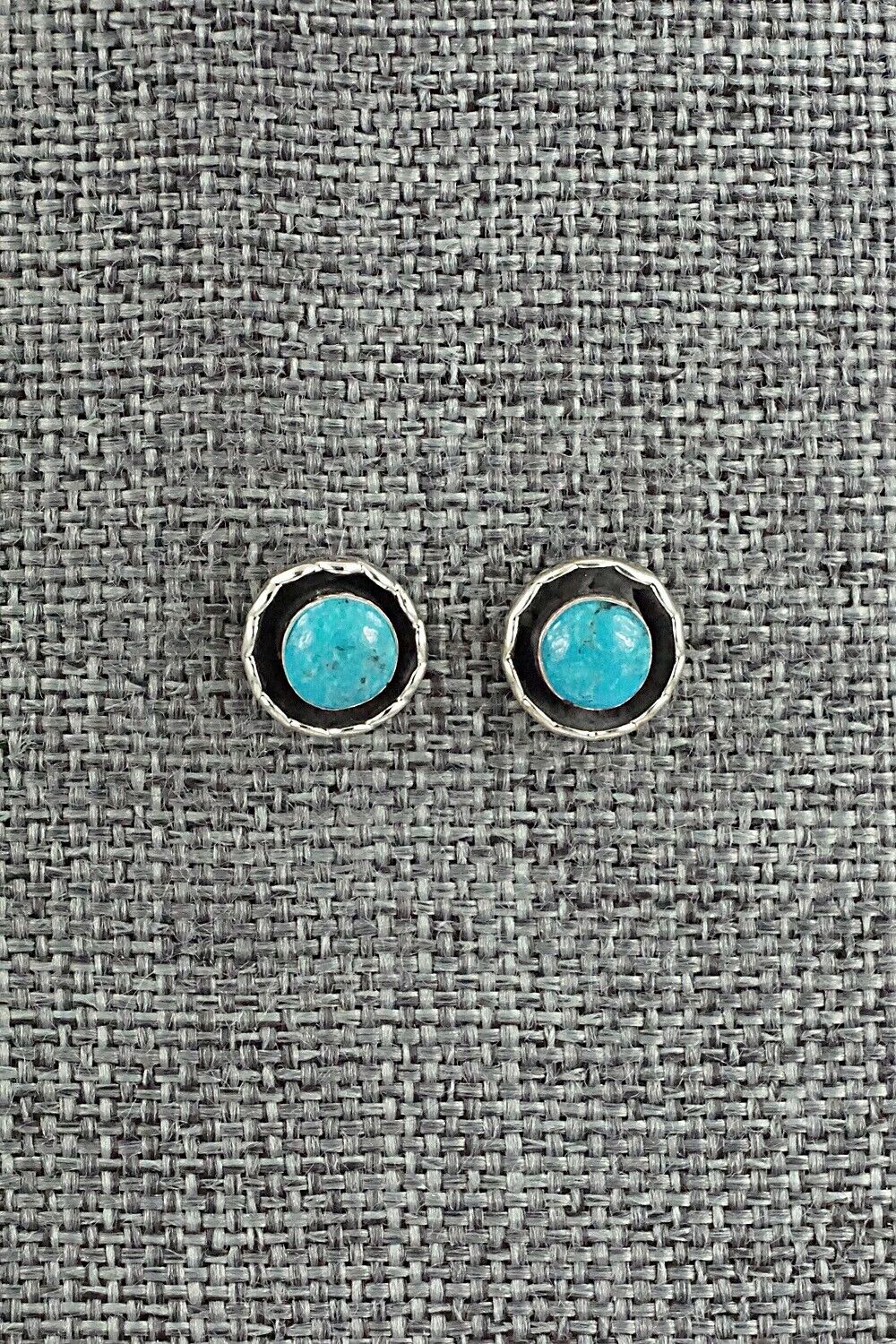 Turquoise & Sterling Silver Earrings - Carina Leekity