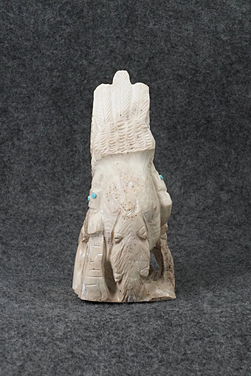 Ram Dancer Zuni Fetish Carving - Derrick Kammasee