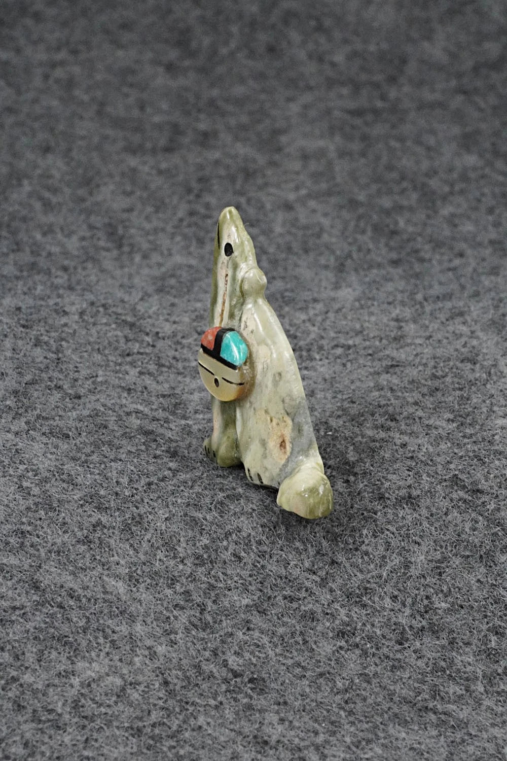 Wolf Zuni Fetish Carving - Darrin Boone