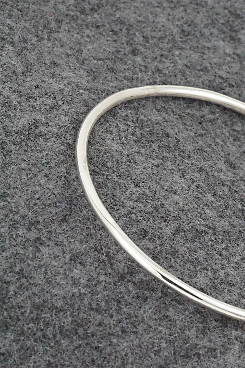 Sterling Silver Bangle Bracelet - Elaine Tahe