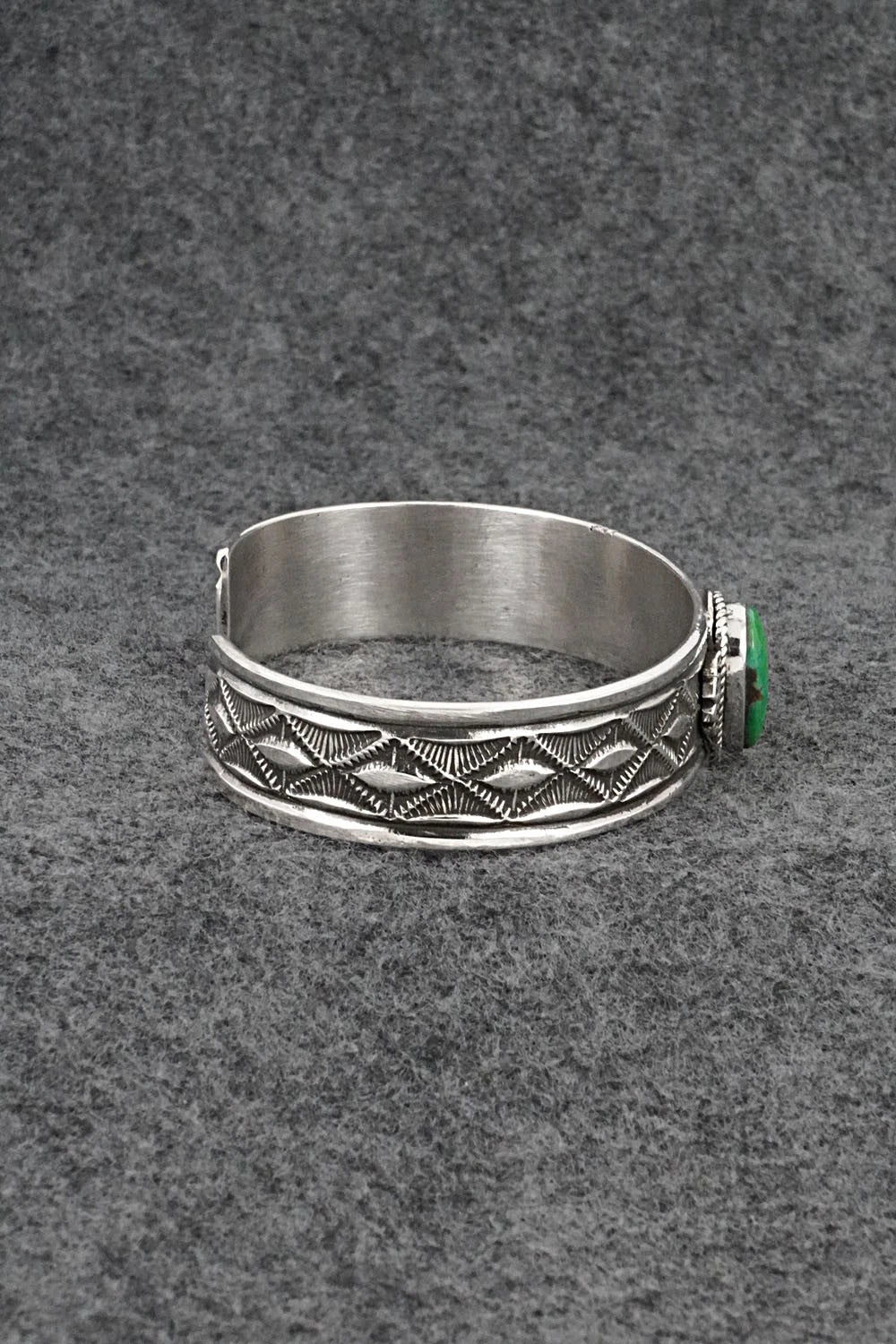 Turquoise & Sterling Silver Bracelet - Leonard Maloney