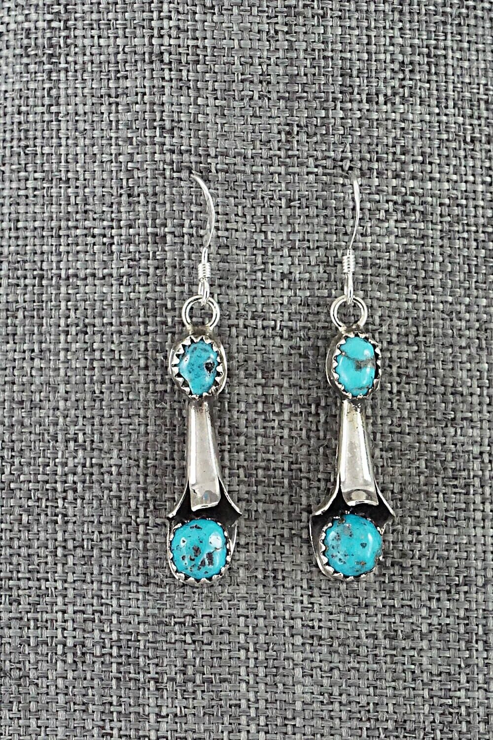 Turquoise & Sterling Silver Squash Blossom Set - Phil Garcia