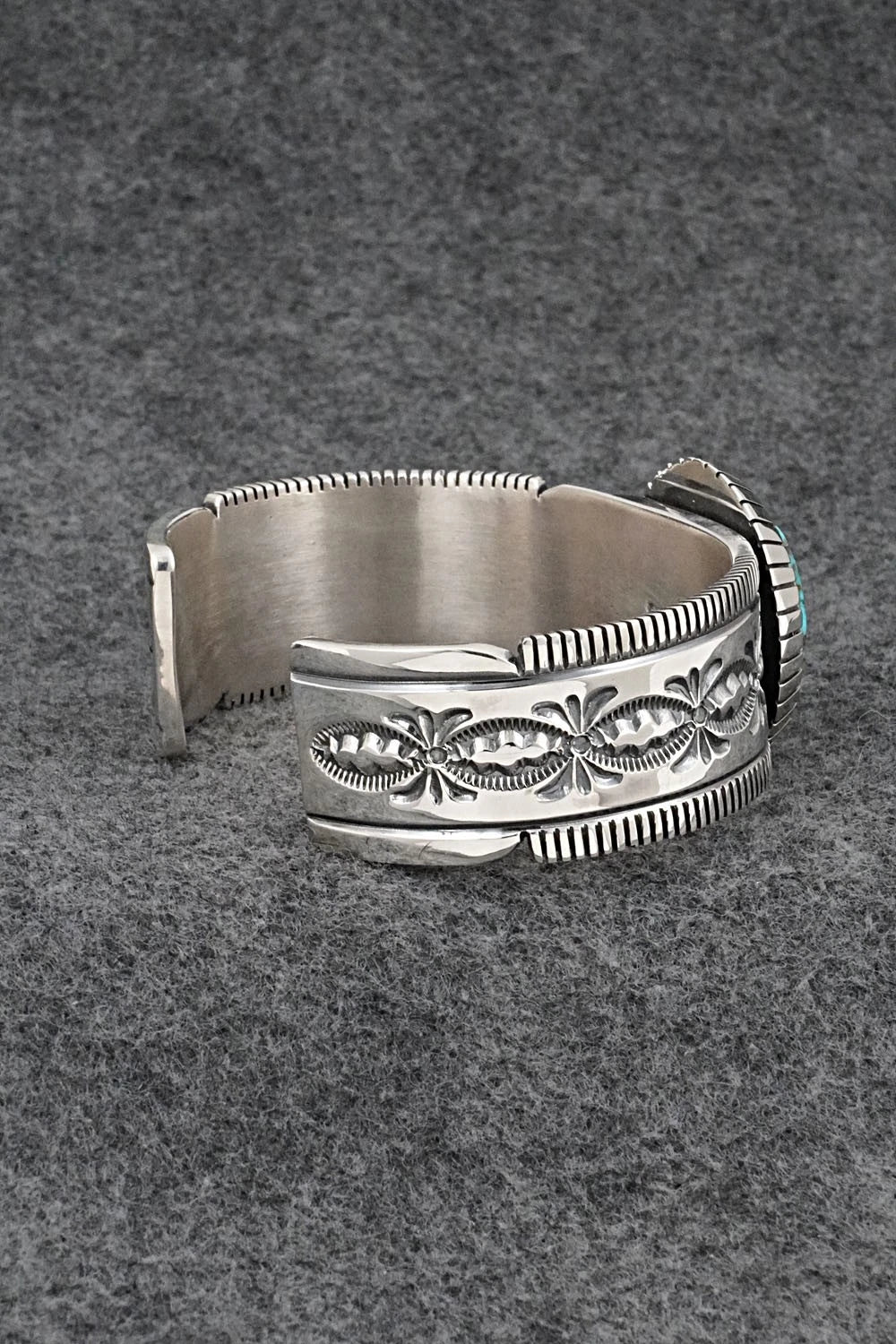 Turquoise & Sterling Silver Bracelet - Mark Yazzie