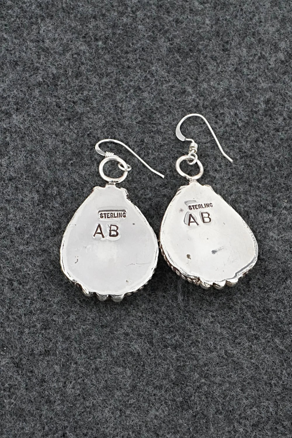 Turquoise & Sterling Silver Earrings - Antwone Brown