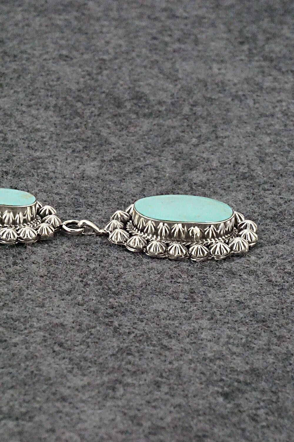 Turquoise & Sterling Silver Pendant - Sheena Jack