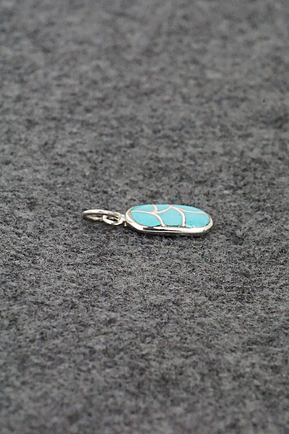 Turquoise & Sterling Silver Pendant - Orena Leekya