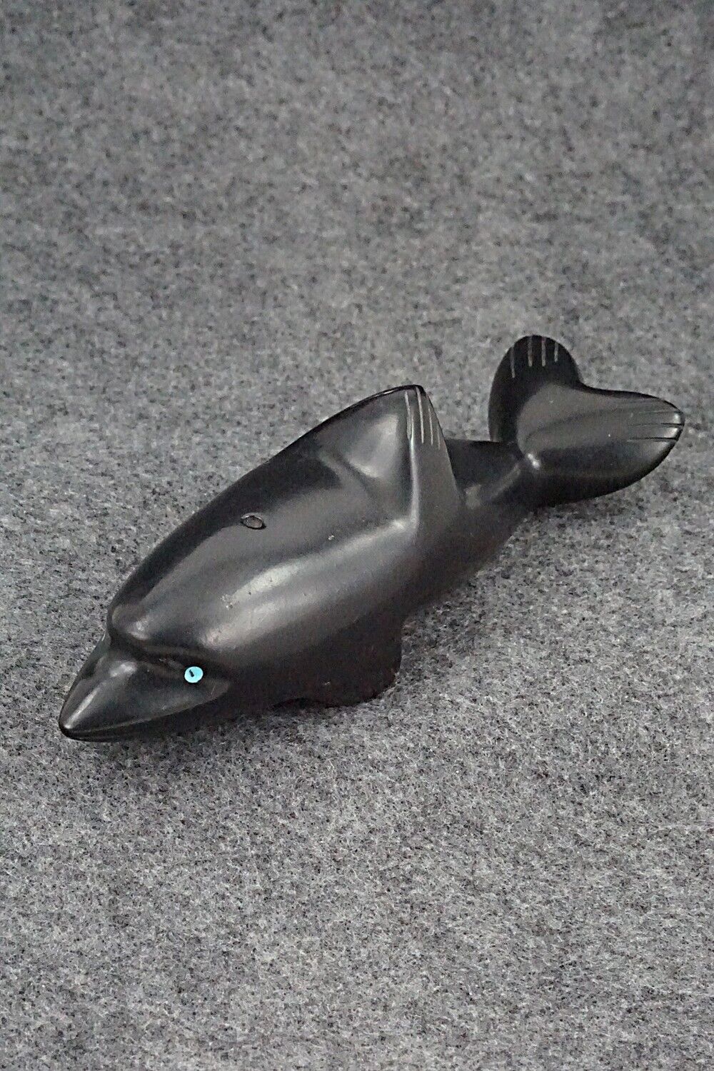 Dolphin Zuni Fetish Carving - Herbert Halate