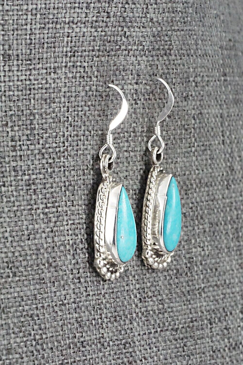 Turquoise and Sterling Silver Earrings - Sharon McCarthy