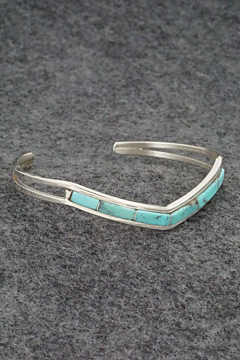 Turquoise & Sterling Silver Bracelet - Jamie Johnson