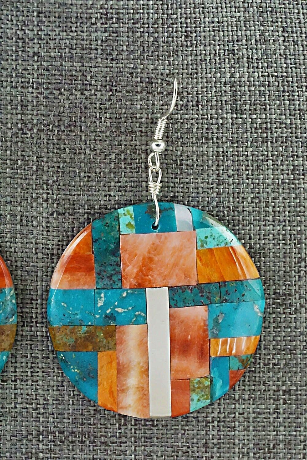 Multi-Stone & Sterling Silver Earrings - Daniel Coriz