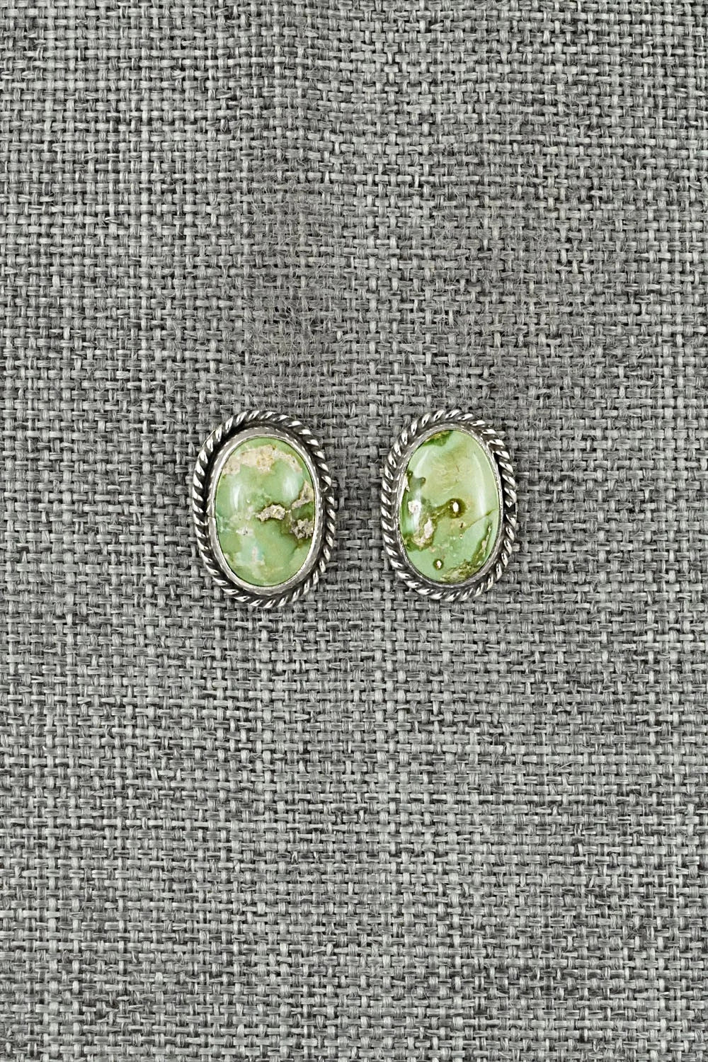 Turquoise & Sterling Silver Earrings - Rosemary Saunders