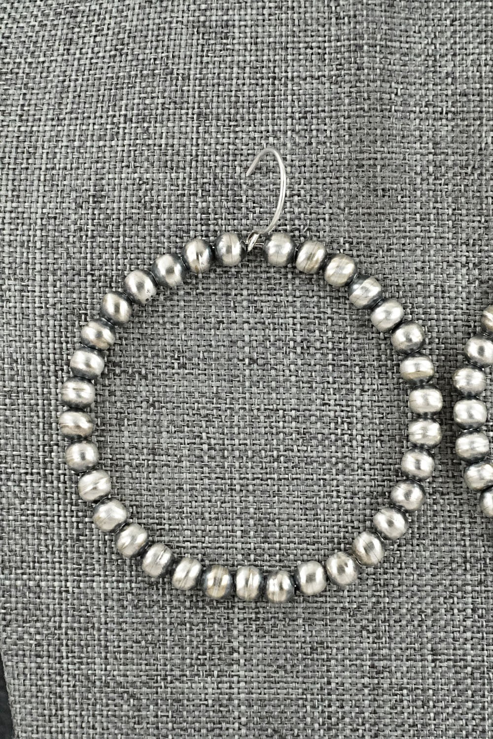 Sterling Silver Navajo Pearl Earrings - Bryannen Halwood