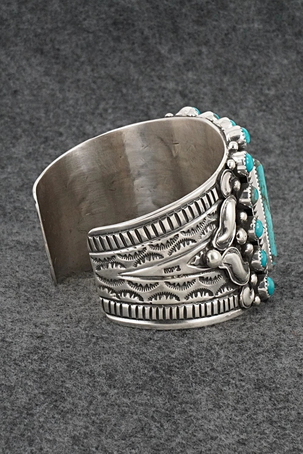 Turquoise & Sterling Silver Bracelet - Tillie Jon