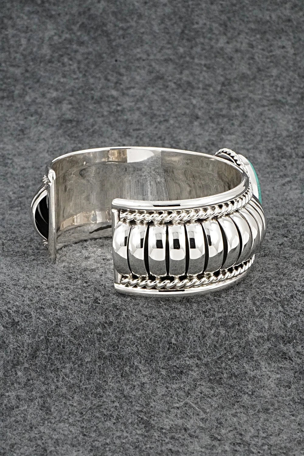 Turquoise & Sterling Silver Bracelet - Thomas Charley
