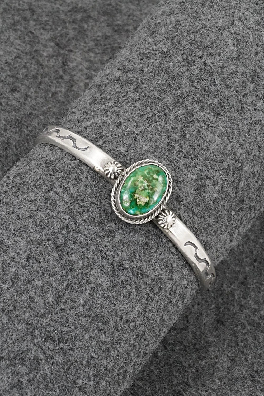 Turquoise & Sterling Silver Bracelet - Samuel Yellowhair