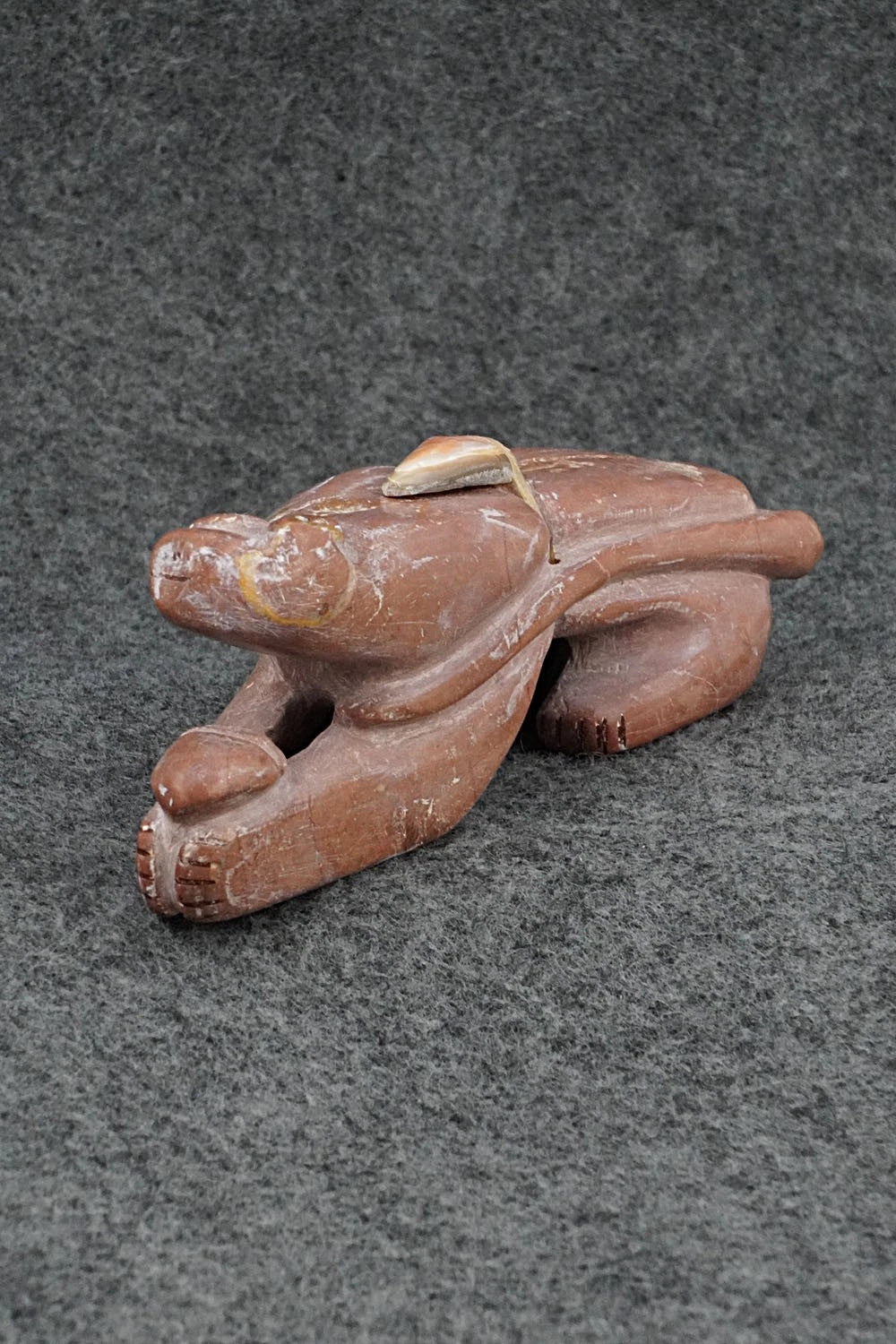 Mountain Lion Zuni Fetish Carving - Rick Kallestewa