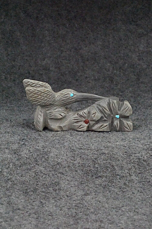 Hummingbird Zuni Fetish Carving - Cody Cheama