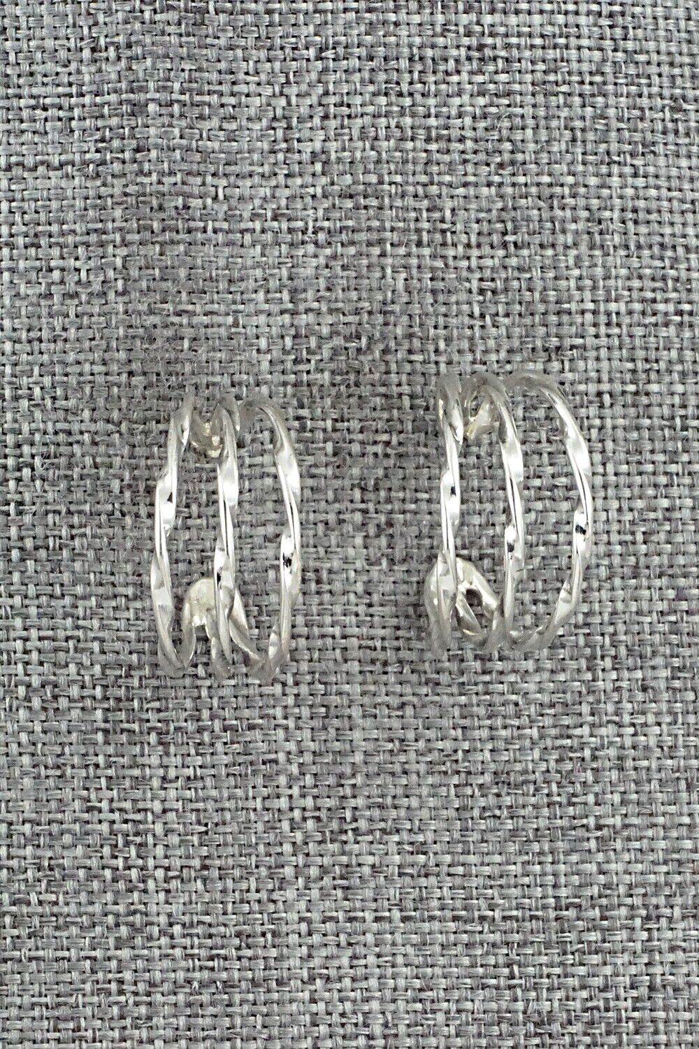 Sterling Silver Hoop Earrings - Ben Tahe