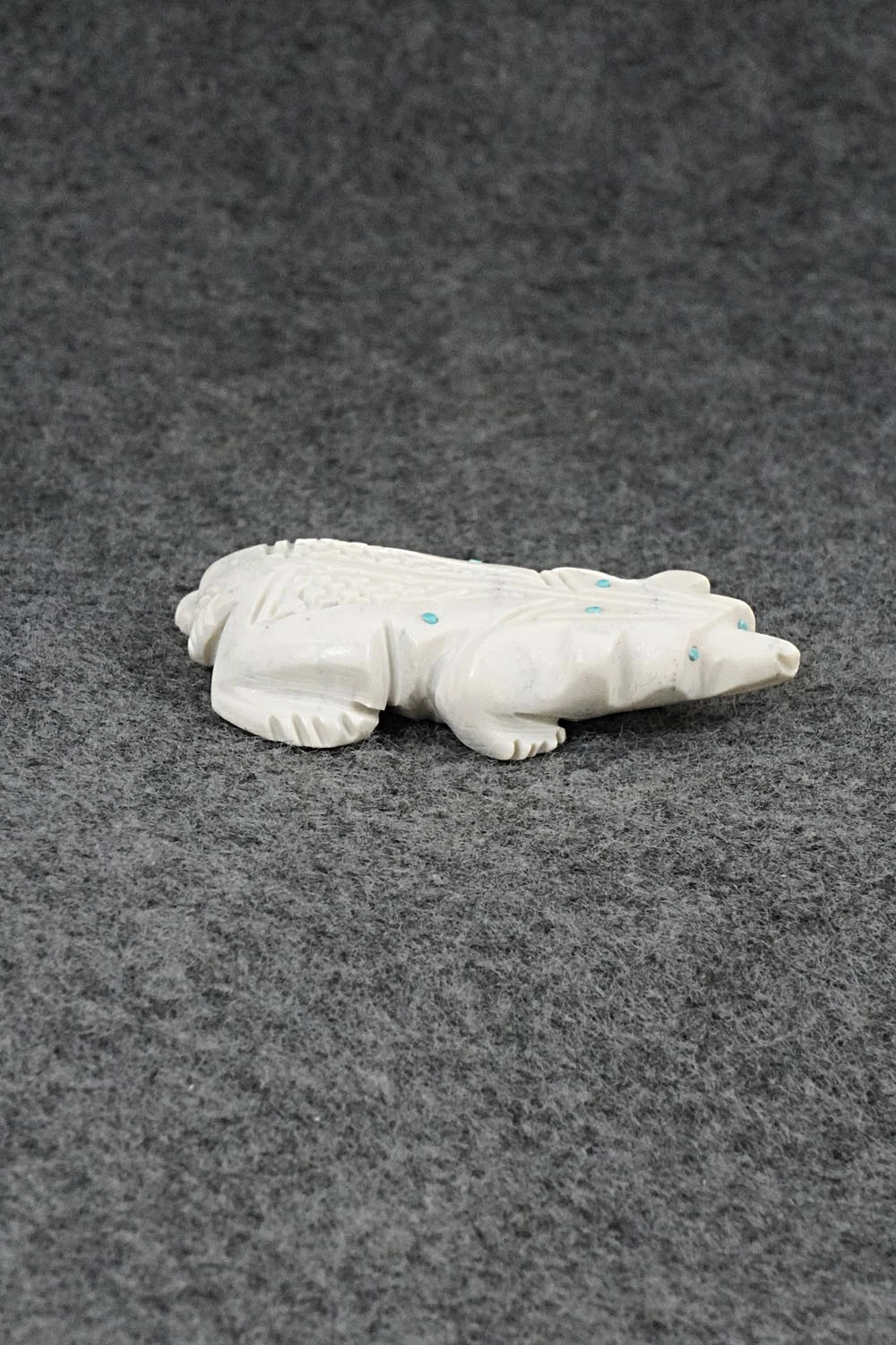 Badger Zuni Fetish Carving - Adrian Cachini