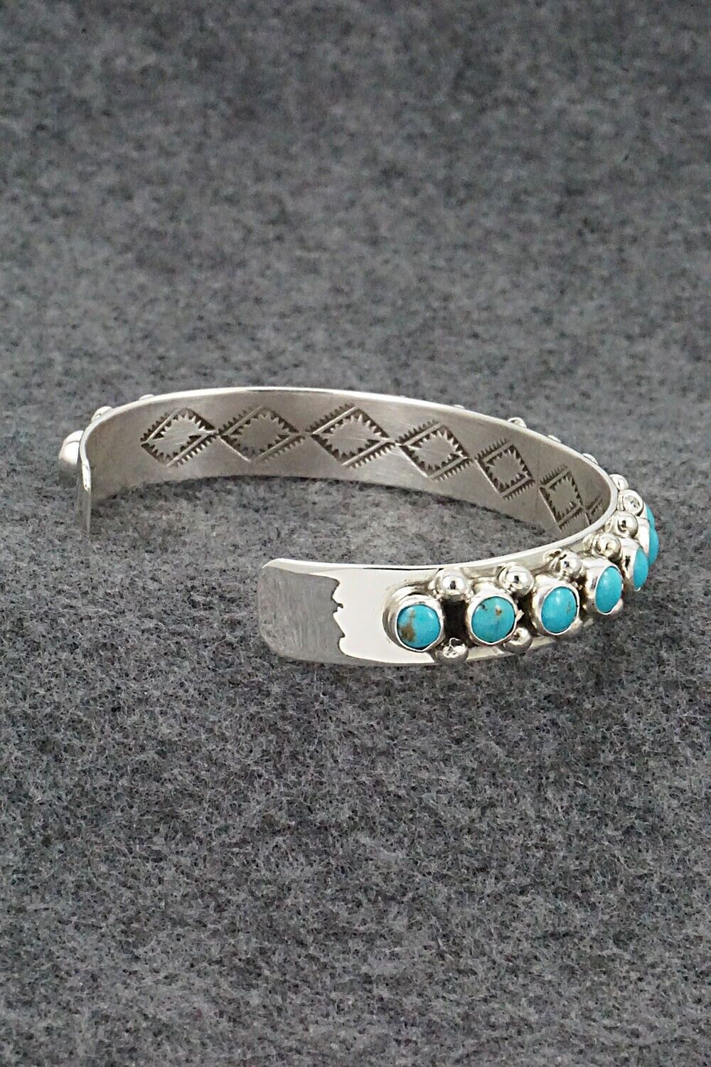 Turquoise & Sterling Silver Bracelet - Darlene Begay