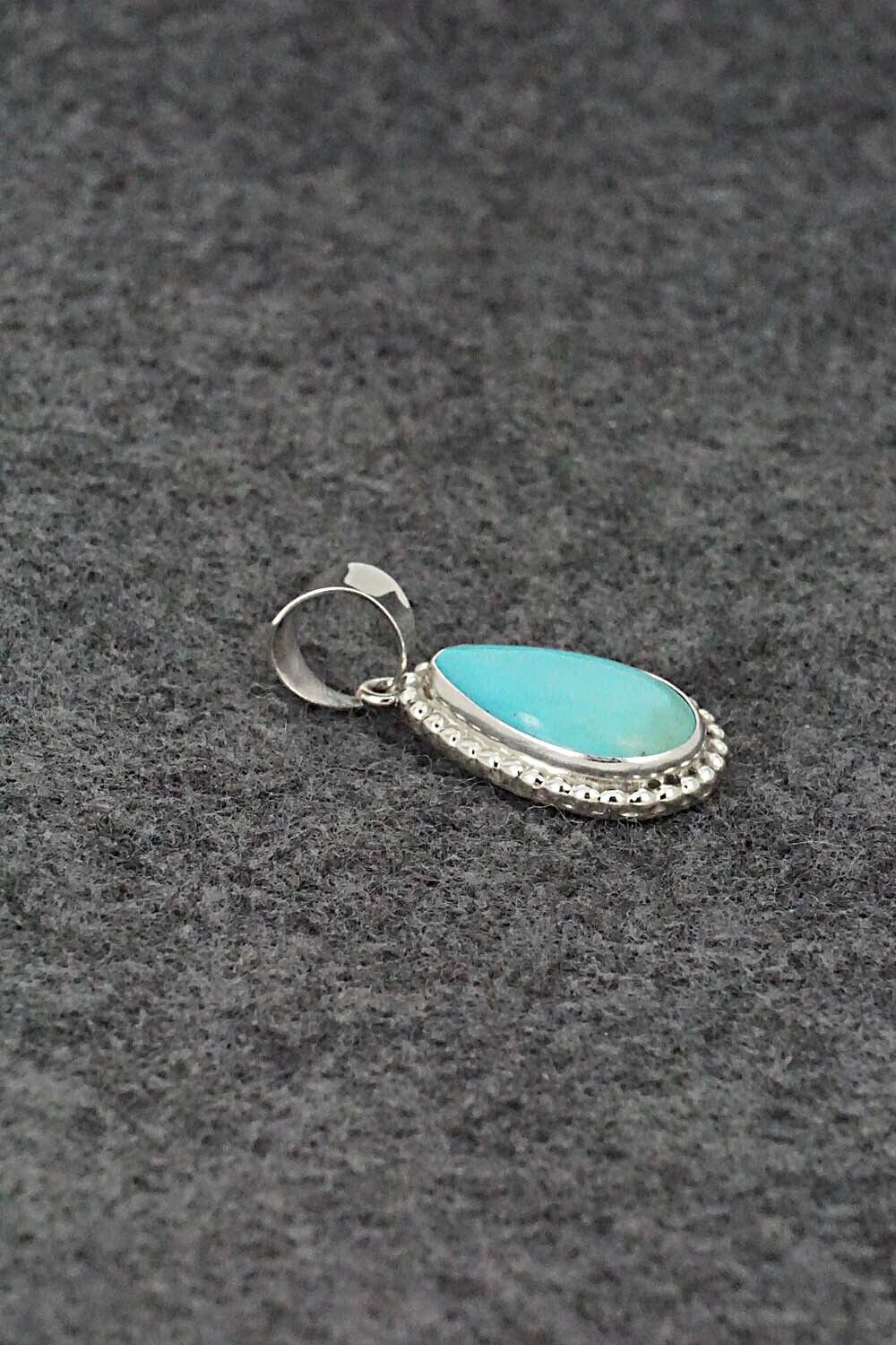 Turquoise & Sterling Silver Pendant - Byron Begay