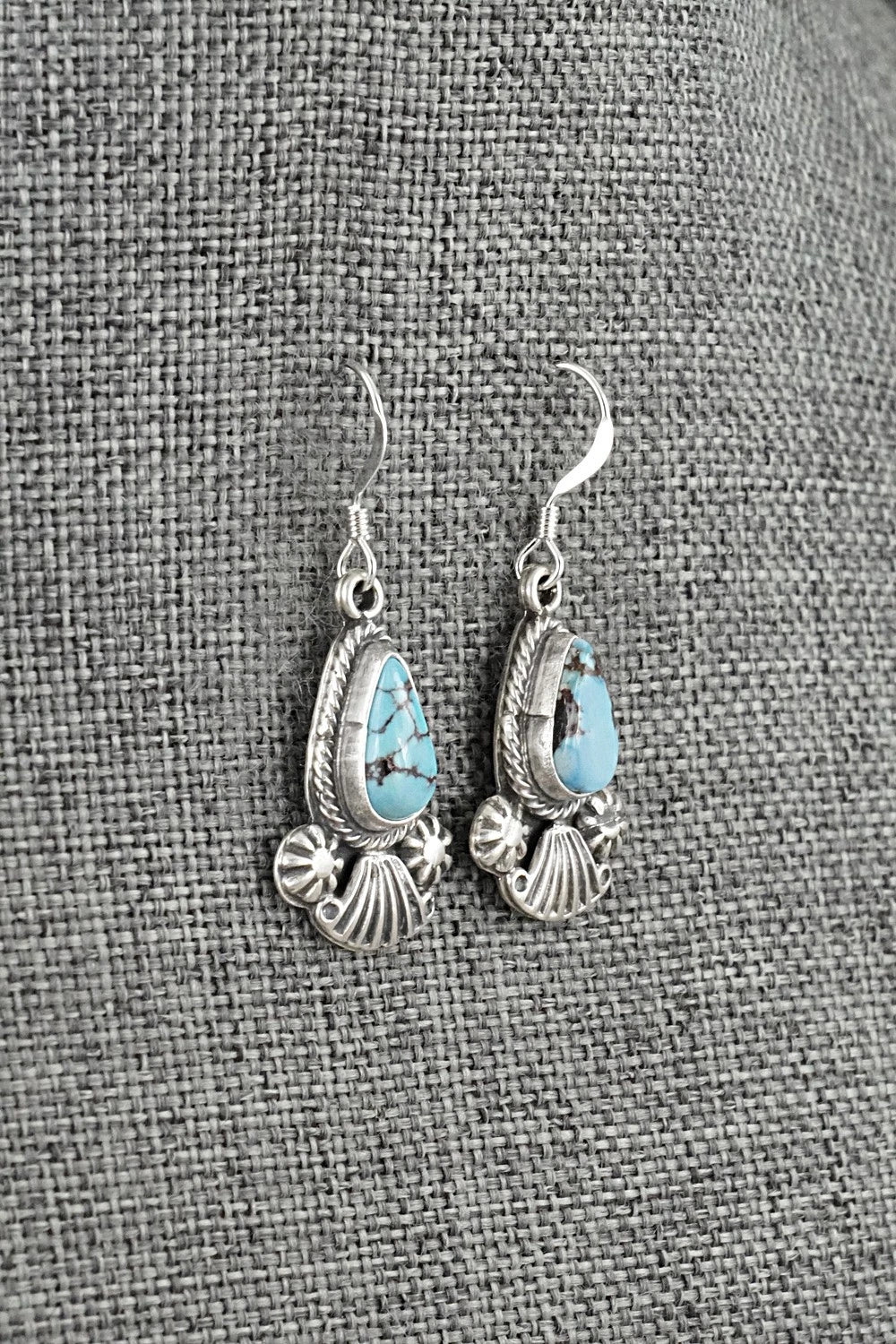Turquoise & Sterling Silver Earrings - Verley Betone