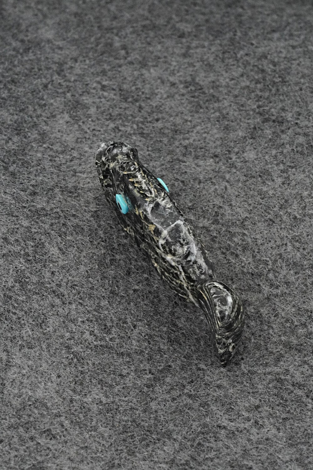 Fish Zuni Fetish Carving - Danette Laate