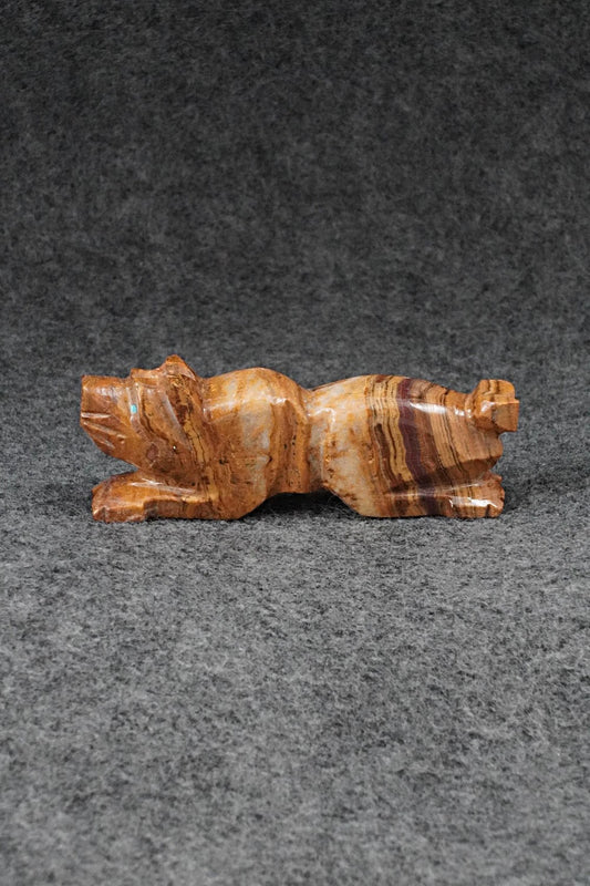 Mountain Lion Zuni Fetish Carving - Tony Mackel