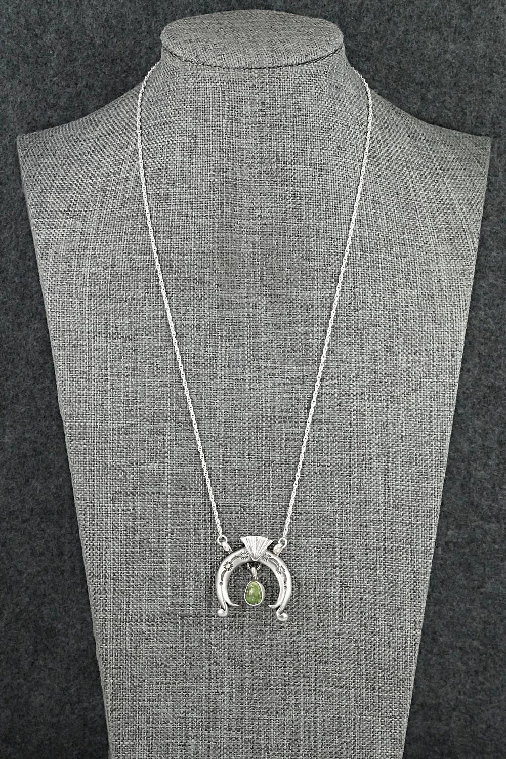 Turquoise & Sterling Silver Necklace - Gary Shorty