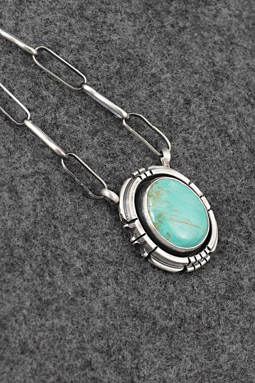 Turquoise & Sterling Silver Necklace - Daniel Benally
