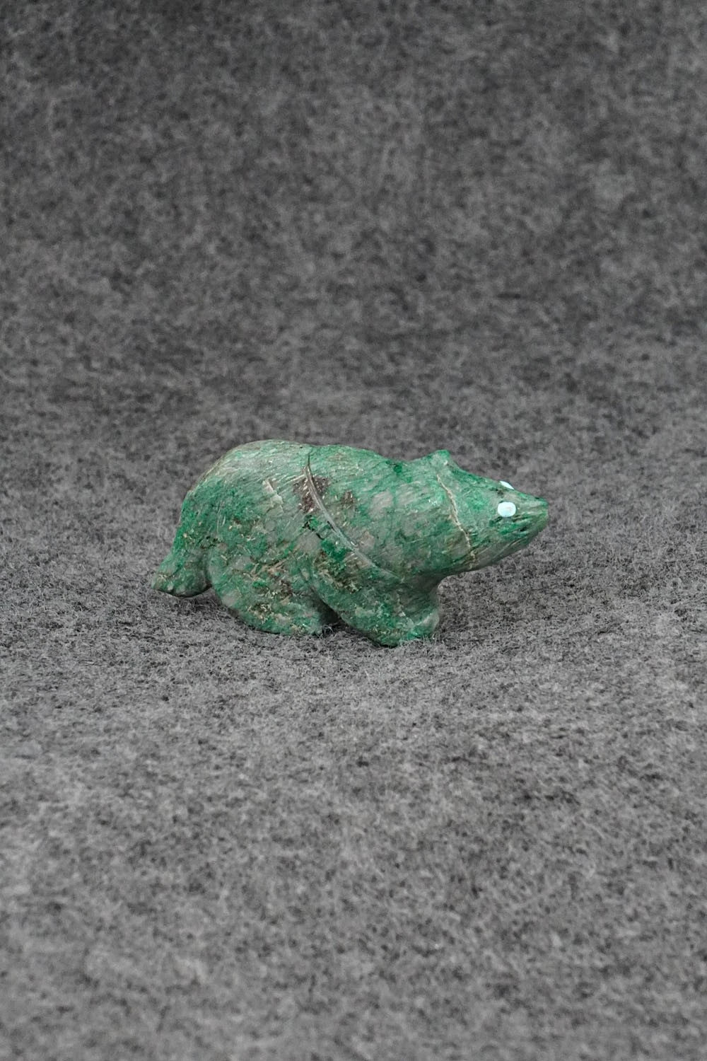 Mountain Lion Zuni Fetish Carving - Jonas Hustito