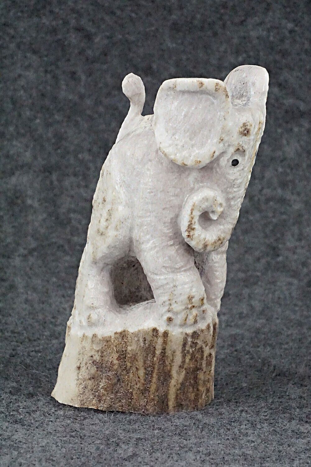 Elephant Zuni Fetish Carving - Maxx Laate