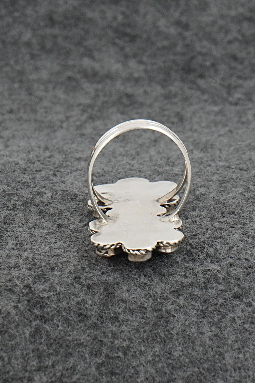 Multi-Stone & Sterling Silver Ring - Carol Lateyice - Size 7.5