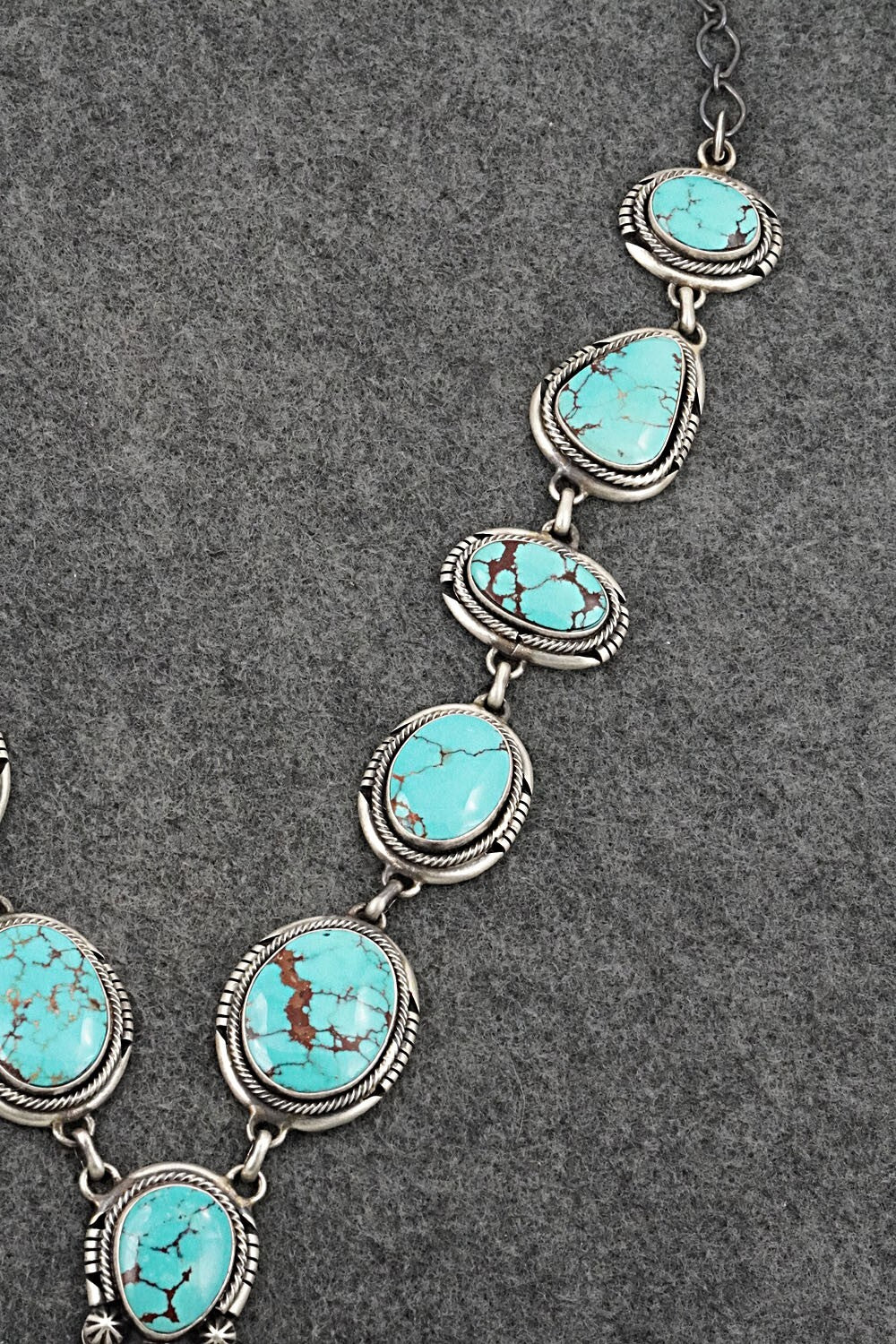 Turquoise & Sterling Silver Necklace Set - Paul Livingston